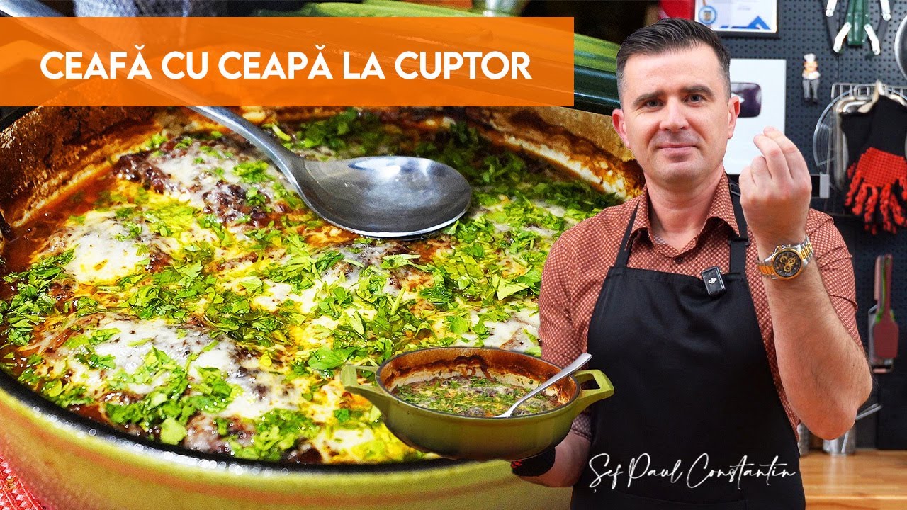 Ceafă la cuptor cu ceapă caramelizată – Gustul răbdării și al aromelor autentice