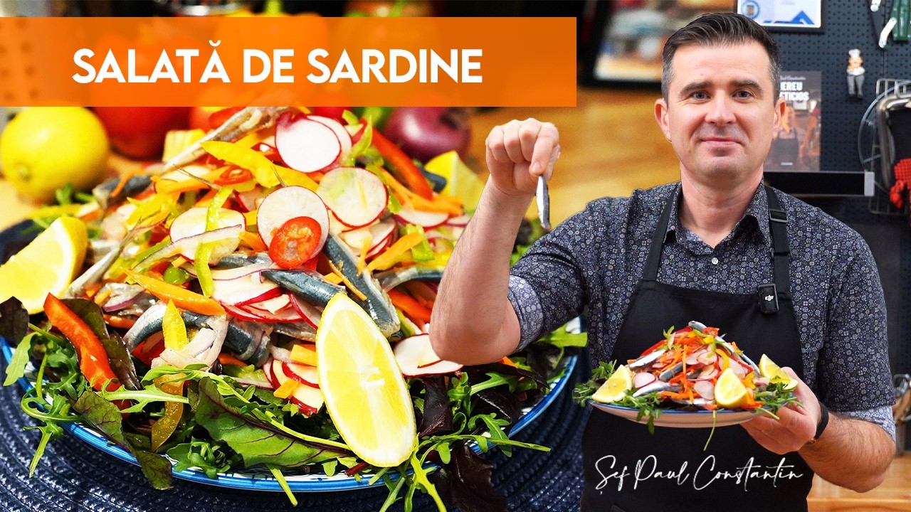 Salată de sardine: prospețime și savoare într-un prânz rapid