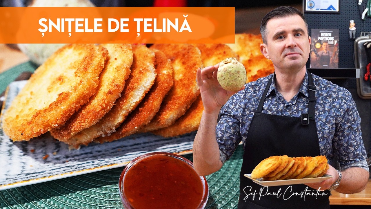 Șnițele de țelină crocante – gust simplu și aromă surprinzătoare