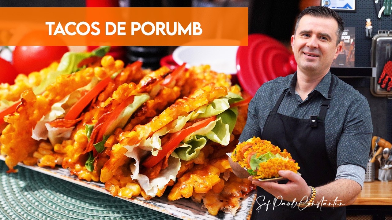 Tacos de porumb cu brânză și chorizo – rețetă rapidă și crocantă