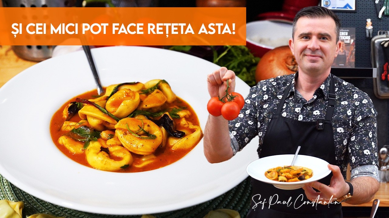 Tortellini în sos de roșii – O masă rapidă, cremoasă și plină de savoare