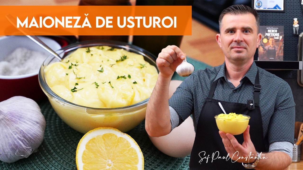 Maioneză de usturoi cremoasă – pentru preparate care impresionează