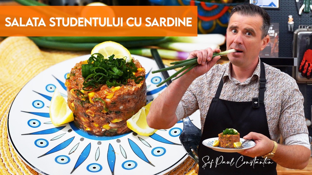 Salata de sardine – cea mai rapidă salată sățioasă pentru vară
