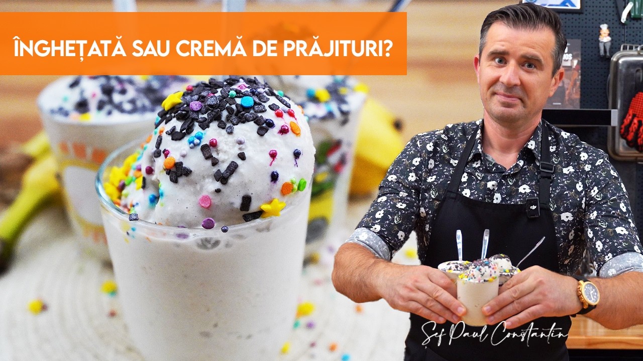 Înghețată de banane cu mascarpone și iaurt grecesc – gustul verii fără aparat!