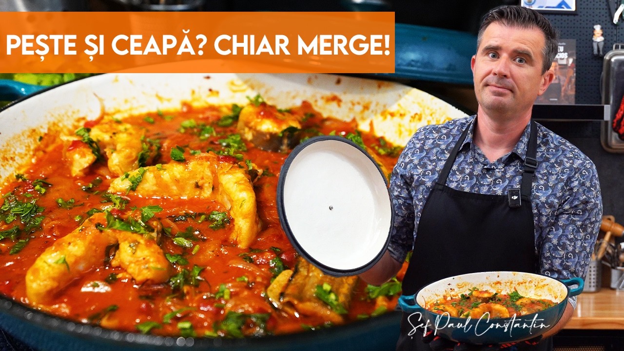 Mâncărică cu ceapă și pește – Gust pescăresc, sos bogat și aromă autentică!