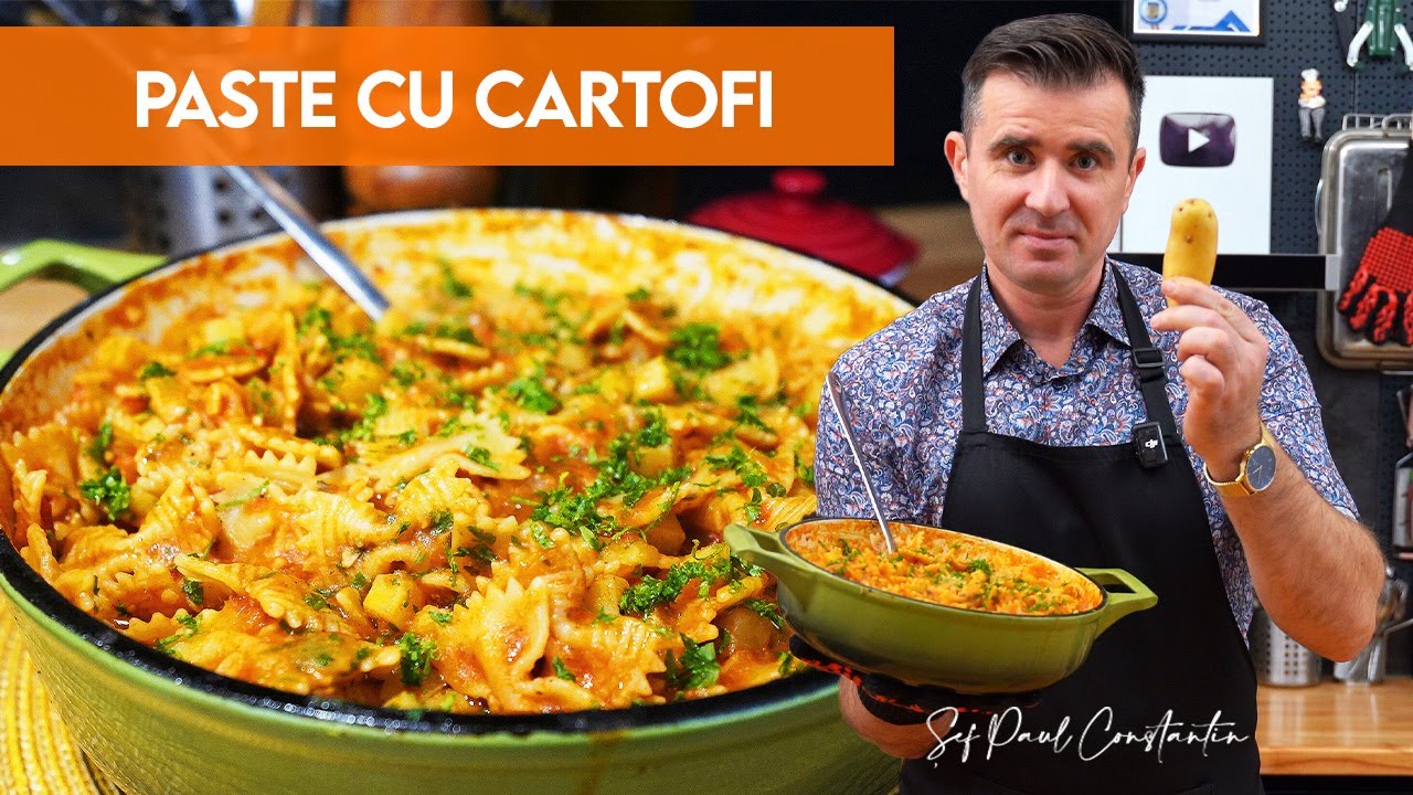 Paste cu cartofi – cremoase ca în Italia, fără smântână