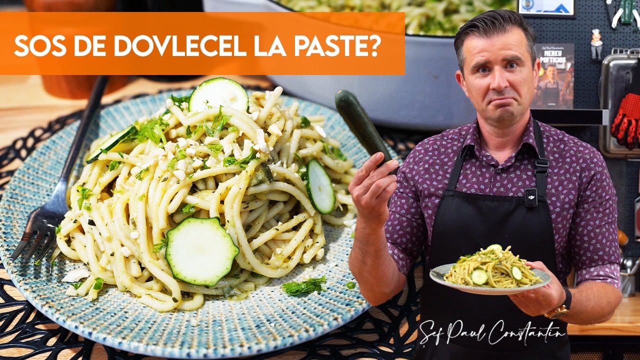 Paste cu dovlecel – rețeta rapidă, cremoasă și aromată