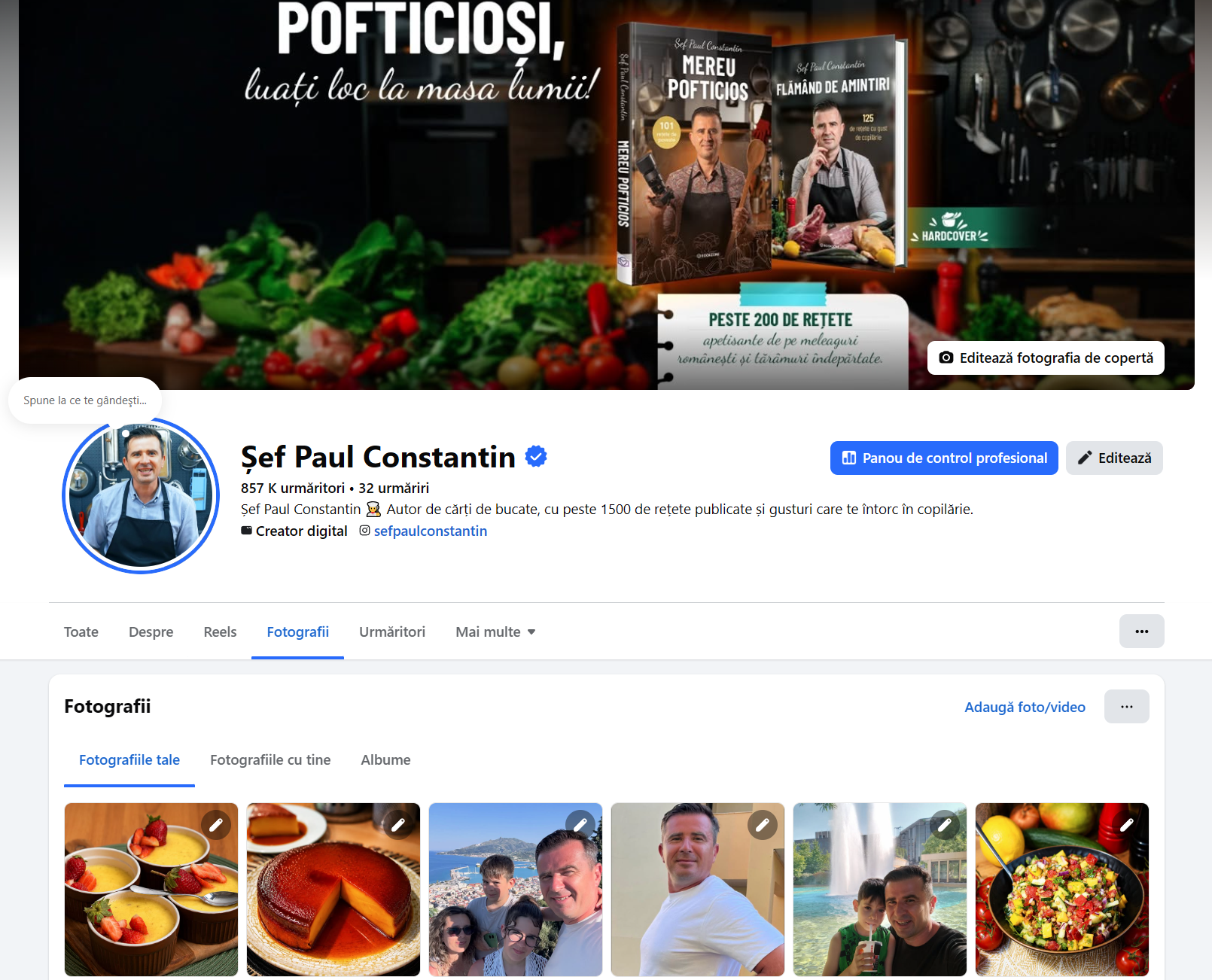 Șef Paul Constantin Facebook