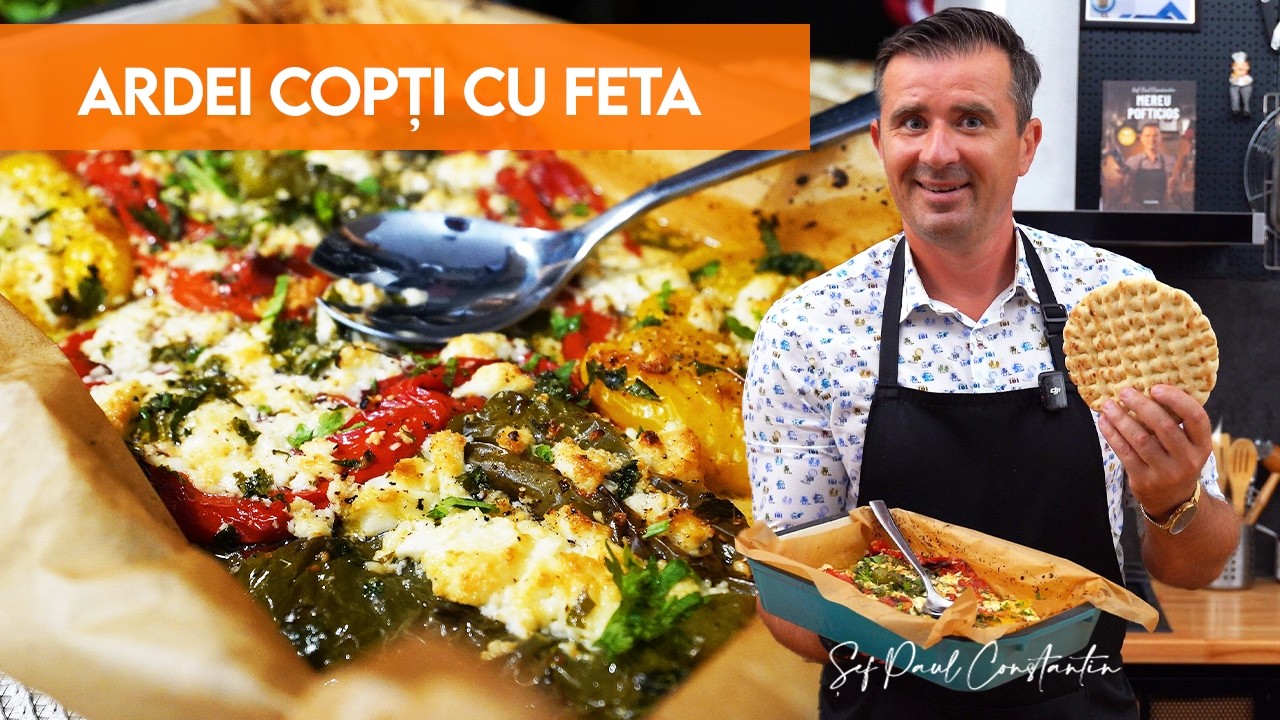 Ardei copți cu feta – savoare simplă cu iz mediteranean