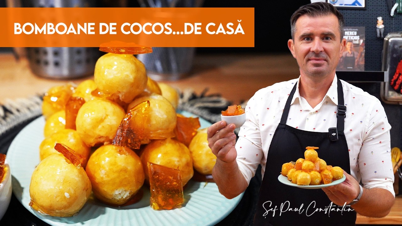 Bala Baiana – bomboane braziliene cu caramel crocant şi cocos
