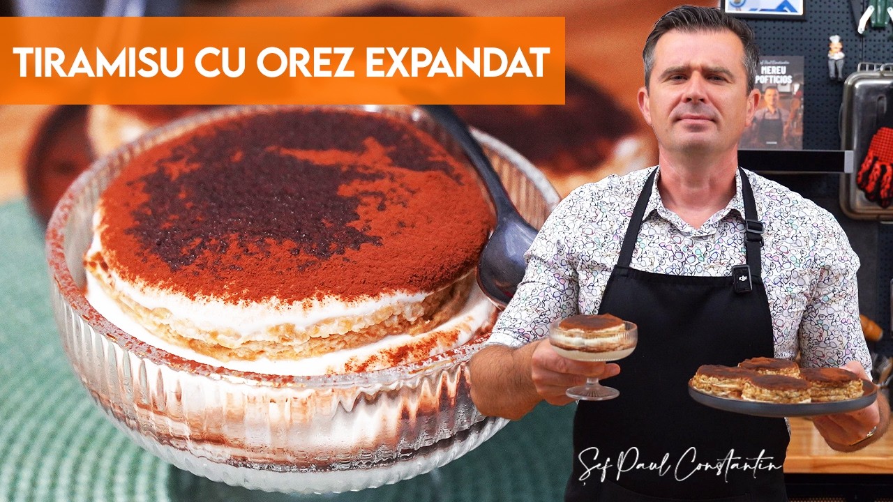 Tiramisu de orez expandat – desert răcoritor, gata în 15 minute