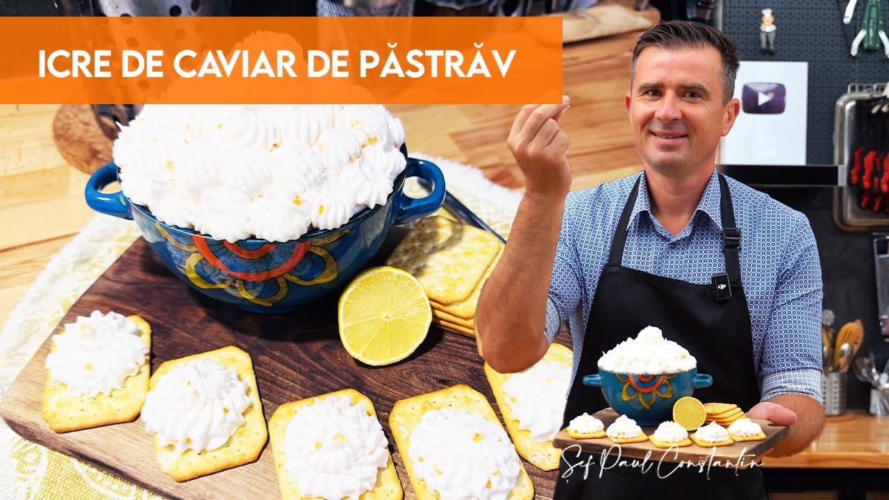 Salată de icre de păstrăv – Gust festiv, textură fină, alegerea rafinată pentru orice platou!