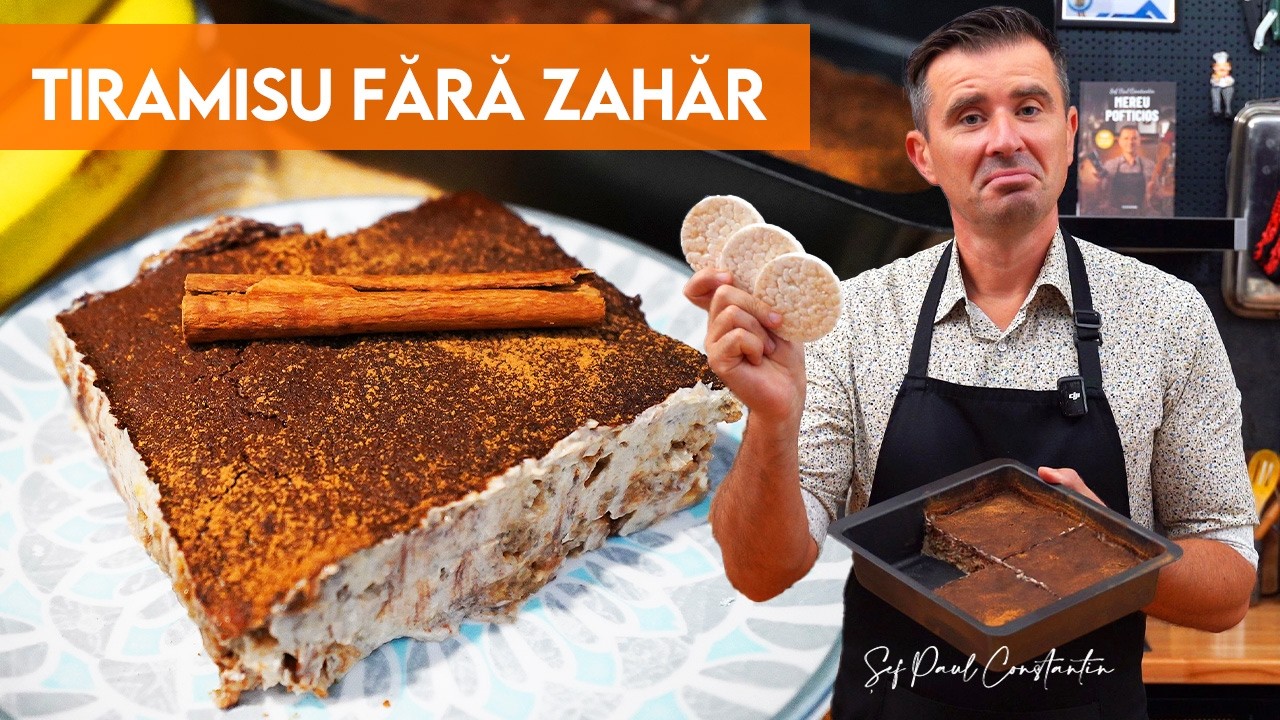 Tiramisu fără zahăr adăugat – Desert rapid, cremos și sănătos cu Skyr și rondele de orez